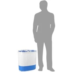 DB003 Mini-Waschmaschine Schleuder 2kg 12 DB003 Mini-Waschmaschine Schleuder 2kg -Haushaltsgeräte Geschäft 10006738 yy 0006 titel groessenvergleich oneconcept mnw db003