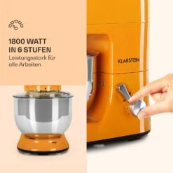 Lucia Küchenmaschine 3-in-1 2000 W / 2,7 PS 5 Ltr Edelstahl BPA-frei -Haushaltsgeräte Geschäft 10008237 de 0003 logo