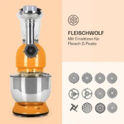 Lucia Küchenmaschine 3-in-1 2000 W / 2,7 PS 5 Ltr Edelstahl BPA-frei -Haushaltsgeräte Geschäft 10008237 de 0005 logo