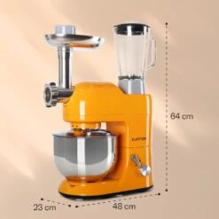 Lucia Küchenmaschine 3-in-1 2000 W / 2,7 PS 5 Ltr Edelstahl BPA-frei -Haushaltsgeräte Geschäft 10008237 yy 0008 logo