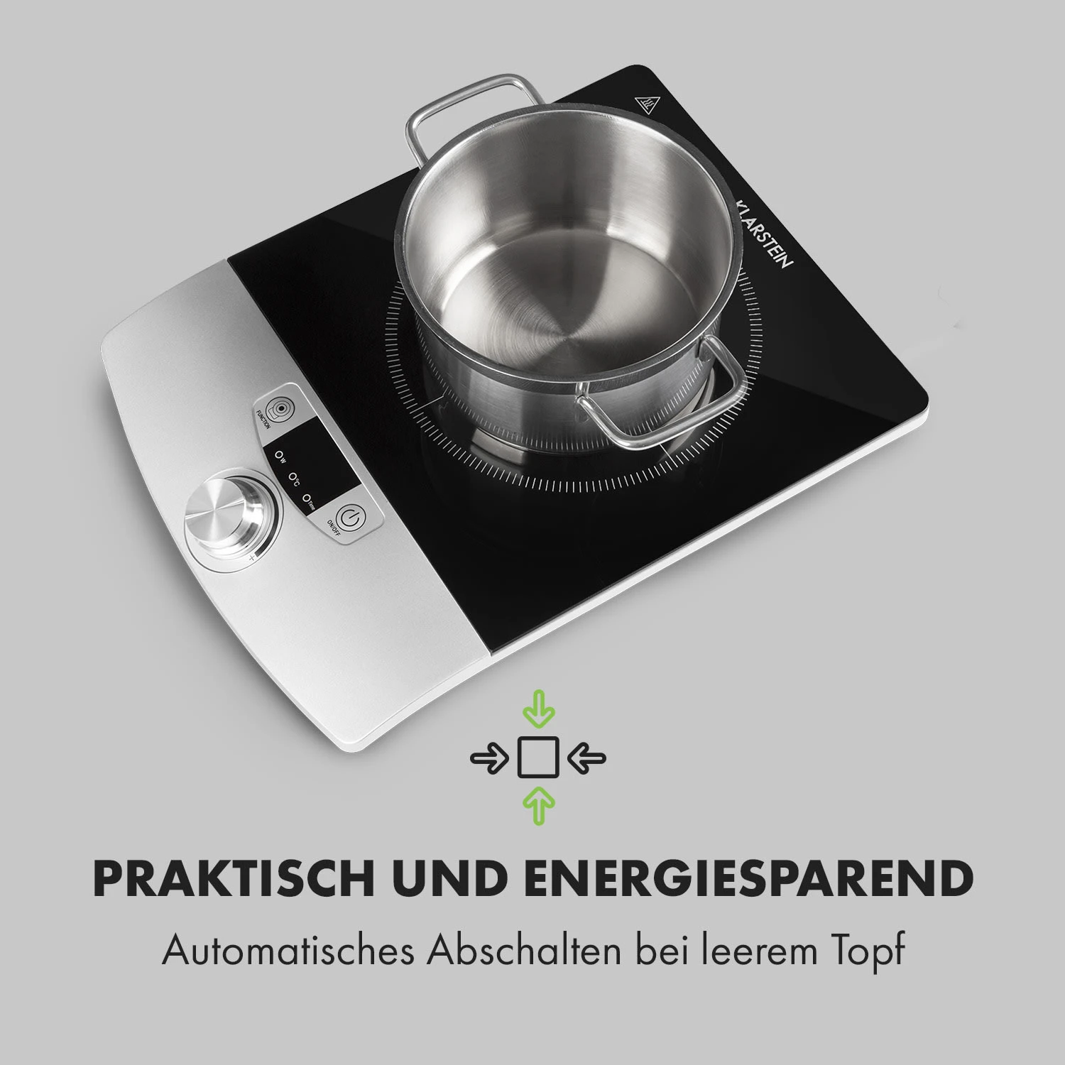VariCook Single Einzel-Induktions-Kochfeld 1800W Timer 240°C 5 VariCook Single Einzel-Induktions-Kochfeld 1800W Timer 240°C – Bild 5
