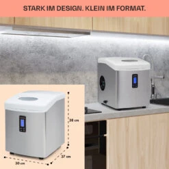 Mr. Silver-Frost Eismaschine 150W Edelstahl Weiß 15kg -Haushaltsgeräte Geschäft 10020110 de 0006 usp