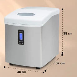 Mr. Silver-Frost Eismaschine 150W Edelstahl Weiß 15kg -Haushaltsgeräte Geschäft 10020110 yy 0011 dimensions