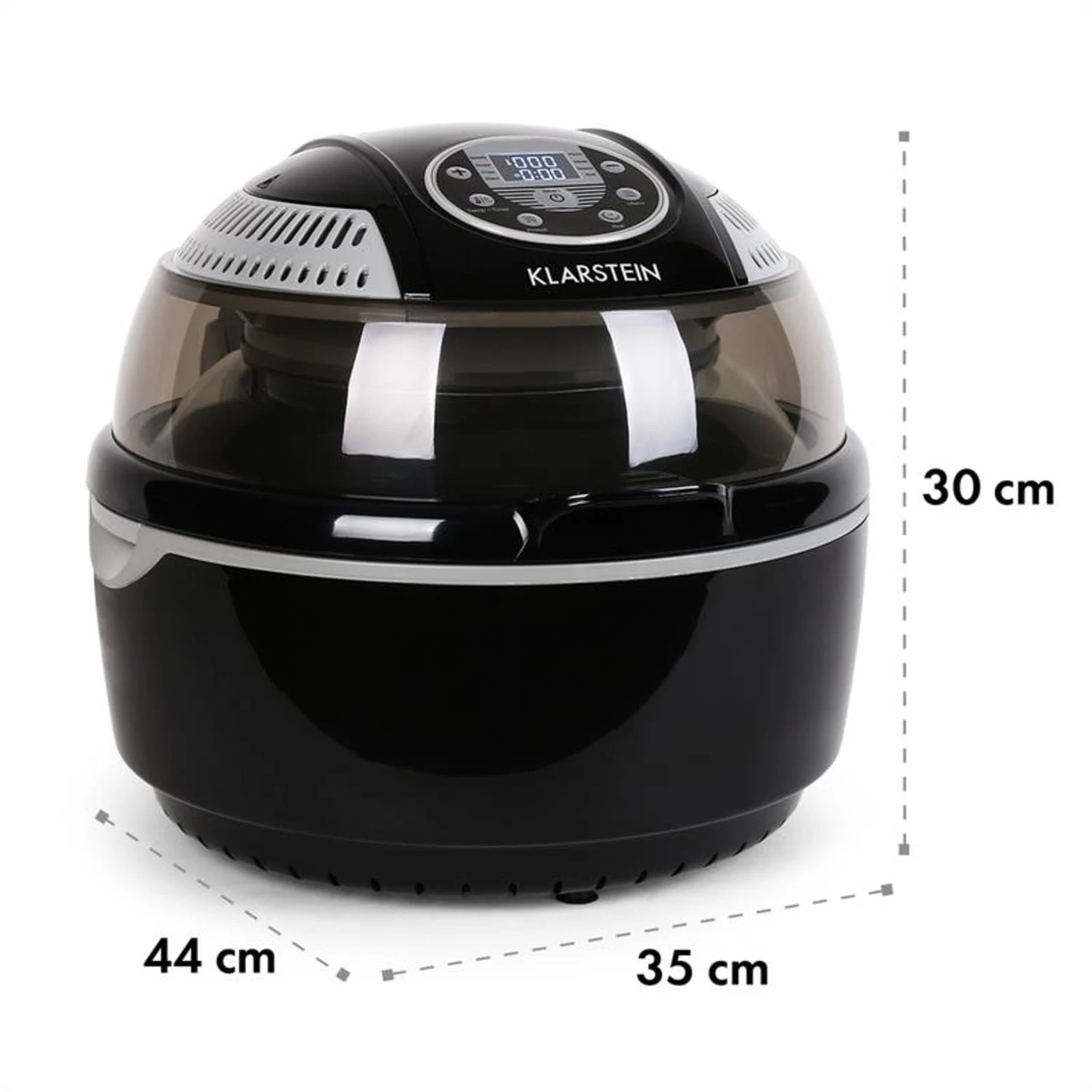 VitAir Heißluftfritteuse Schwarz 1400W Grillen Backen 9 Liter 9 VitAir Heißluftfritteuse Schwarz 1400W Grillen Backen 9 Liter – Bild 9