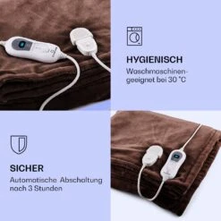 Dr. Watson XL Heizdecke 120W 3 Temperaturstufen 180x130 Cm Bedienteil -Haushaltsgeräte Geschäft 10024005 de 0004 logo