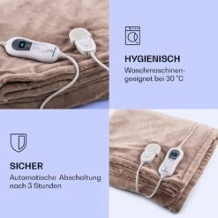 Dr. Watson XL Heizdecke 120 W 3 Stufen 180 X 130 Cm Bedienteil -Haushaltsgeräte Geschäft 10024006 de 0004 logo