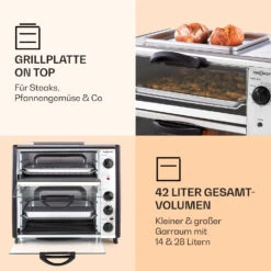All-You-Can-Eat Doppel-Backofen Grillplatte 42 Liter 2350 Watt -Haushaltsgeräte Geschäft 10026452 de 0003 logo