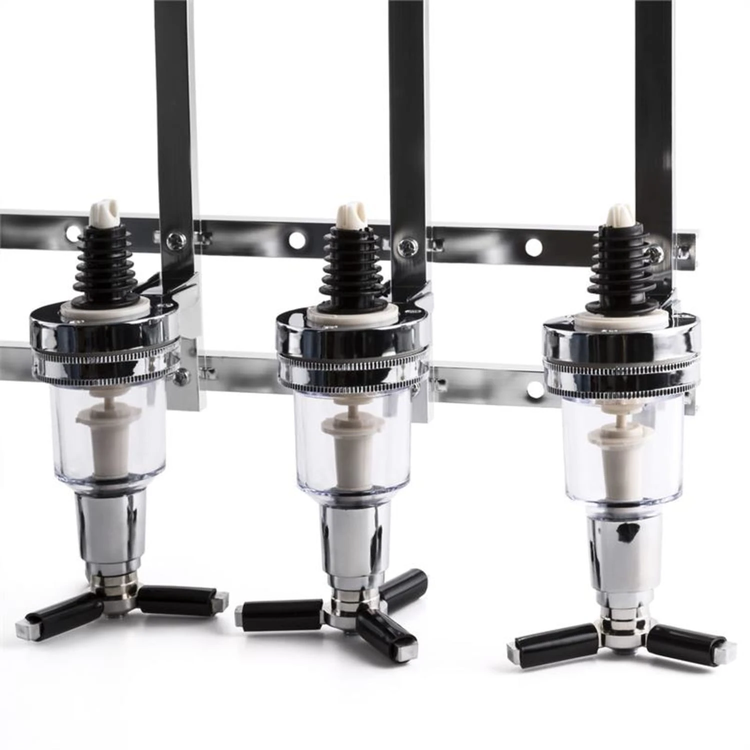 Hazlehov Quartett 4-fach Getränkespender Dosierer Wandmontage 5 Hazlehov Quartett 4-fach Getränkespender Dosierer Wandmontage – Bild 5