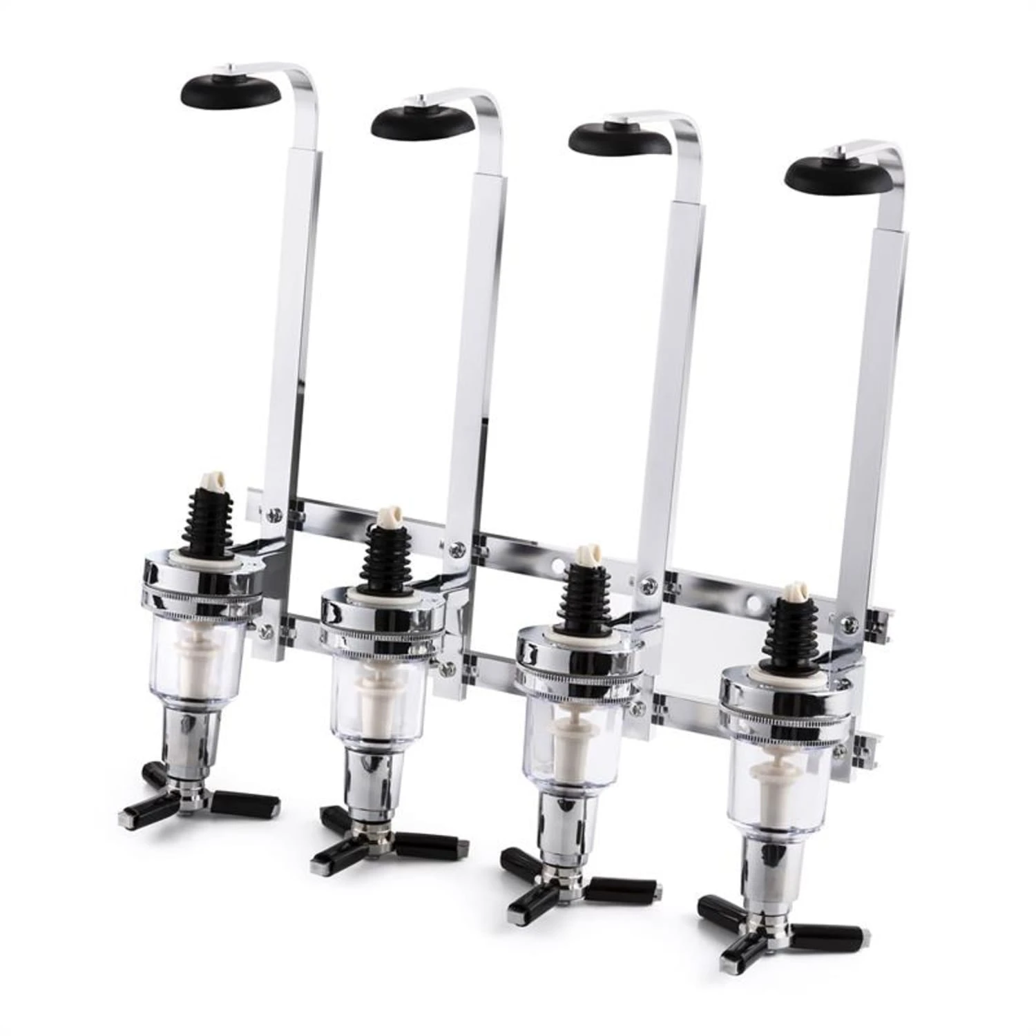 Hazlehov Quartett 4-fach Getränkespender Dosierer Wandmontage 6 Hazlehov Quartett 4-fach Getränkespender Dosierer Wandmontage – Bild 6