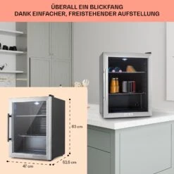 Beersafe XL Kühlschrank 60 Liter 2 Böden Panoramaglastür Edelstahl 12 Beersafe XL Kühlschrank 60 Liter 2 Böden Panoramaglastür Edelstahl -Haushaltsgeräte Geschäft 10027672 DE 0006 usp
