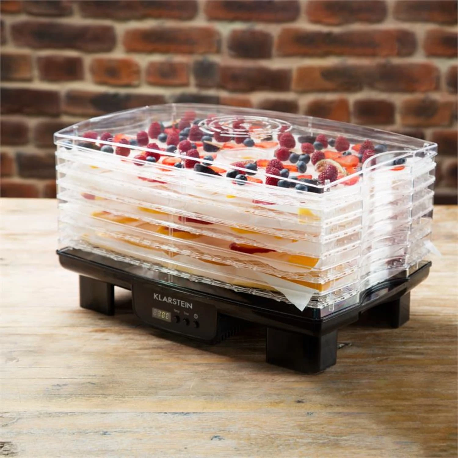 Bananarama Dörrautomat Schwarz 550W Trockner Dehydrator 6 Etagen 2 Bananarama Dörrautomat Schwarz 550W Trockner Dehydrator 6 Etagen – Bild 2