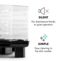 Bananarama Dörrautomat Schwarz 550W Trockner Dehydrator 6 Etagen 14 Bananarama Dörrautomat Schwarz 550W Trockner Dehydrator 6 Etagen -Haushaltsgeräte Geschäft 10027831 yy 0006 logo Klarstein Bananarama Doerrautomat schwarz reedit