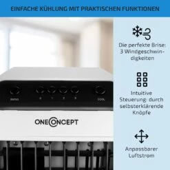 Carribean Blue 3-in-1 Luftkühler 402 M3/h 70 W 4 Ltr Oszillation Mobil 11 Carribean Blue 3-in-1 Luftkühler 402 M3/h 70 W 4 Ltr Oszillation Mobil -Haushaltsgeräte Geschäft 10028181 de 0004 usp