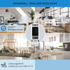 Carribean Blue 3-in-1 Luftkühler 402 M3/h 70 W 4 Ltr Oszillation Mobil 12 Carribean Blue 3-in-1 Luftkühler 402 M3/h 70 W 4 Ltr Oszillation Mobil -Haushaltsgeräte Geschäft 10028181 de 0005 usp