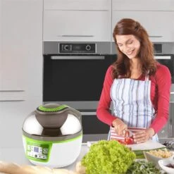 VitAir Turbo Heißluftfritteuse Grün-weiß 1400W Grillen Backen 9l -Haushaltsgeräte Geschäft 10028288 yy 0004 ambient klarstein vitair heissluft frieteuse