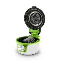 VitAir Turbo Heißluftfritteuse Grün-weiß 1400W Grillen Backen 9l -Haushaltsgeräte Geschäft 10028288 yy 0007 titel 06 Klarstein VitAir Heissluftfritteuse gruen weiss