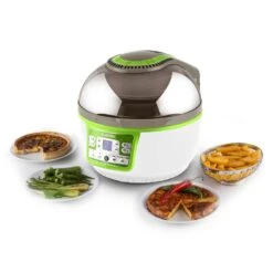 VitAir Turbo Heißluftfritteuse Grün-weiß 1400W Grillen Backen 9l -Haushaltsgeräte Geschäft 10028288 yy 0011 ambient klarstein vitair heissluft frieteuse