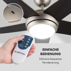 Bolero 2-in-1-Deckenventilator Leuchte 55W 10212 M³/h Fernbedienung -Haushaltsgeräte Geschäft 10028292 de 0003 logo