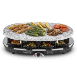 Steaklette Raclettegrill 1500 W Granit-Natursteinplatte 8 Personen 9 Steaklette Raclettegrill 1500 W Granit-Natursteinplatte 8 Personen -Haushaltsgeräte Geschäft 10028449 yy 0003 titel Klarstein Steaklette Raclette Natursteingrill