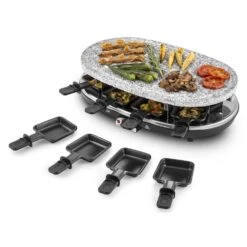 Steaklette Raclettegrill 1500 W Granit-Natursteinplatte 8 Personen 13 Steaklette Raclettegrill 1500 W Granit-Natursteinplatte 8 Personen -Haushaltsgeräte Geschäft 10028449 yy 0007 titel Klarstein Steaklette Raclette Natursteingrill