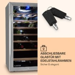 Vinamour 26 Uno Weinkühlschrank 26 Flaschen 88 Liter Edelstahl LED -Haushaltsgeräte Geschäft 10028491 de 0004 logo