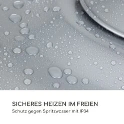 Hitzkopf Infrarot-Deckenheizstrahler Halogen-Heizröhre 2 Stufen 750/1500 W -Haushaltsgeräte Geschäft 10028637 de 0004 logo