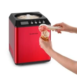Vanilla Sky Eiscreme-Maschine Kompressor 2l 180W Edelstahl Rot -Haushaltsgeräte Geschäft 10028874 yy 0004 ambient Klarstein Vanilla Sky Eismaschine