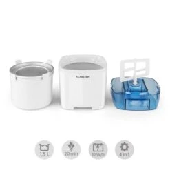 Creamberry Eiscremebereiter Flaschenkühler Frozen Yogurt 1,5l Weiß -Haushaltsgeräte Geschäft 10028925 yy 0003 logo Klarstein Creamberry Eisbereiter reedit