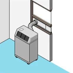 Fensterabdichtung Pure Blizzard Klimageräte Variable Länge 67 - 131 Cm -Haushaltsgeräte Geschäft 10029318 yy 0007 ambient Klarstein Fensterabdichtung Schiebefenster