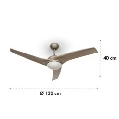 Figo 2-in-1-Deckenventilator Lampe Ø132cm 10039m³/h 51dB Fernbedienung -Haushaltsgeräte Geschäft 10029346 yy 0007 logo