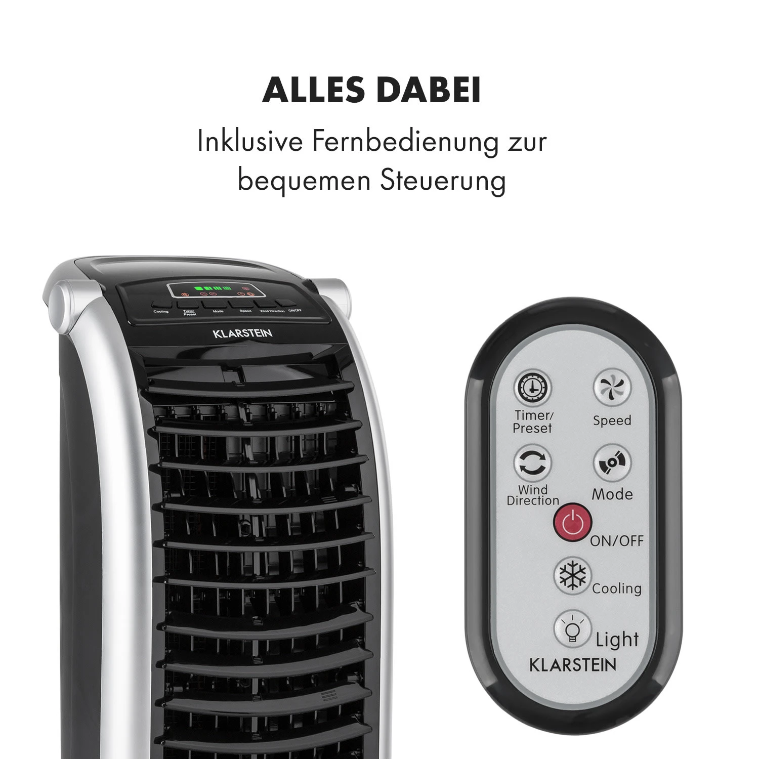 Maxfresh Ventilator Luftkühler 4-in-1-Funktion 6L-Tank 55W Timer 8 Maxfresh Ventilator Luftkühler 4-in-1-Funktion 6L-Tank 55W Timer – Bild 8