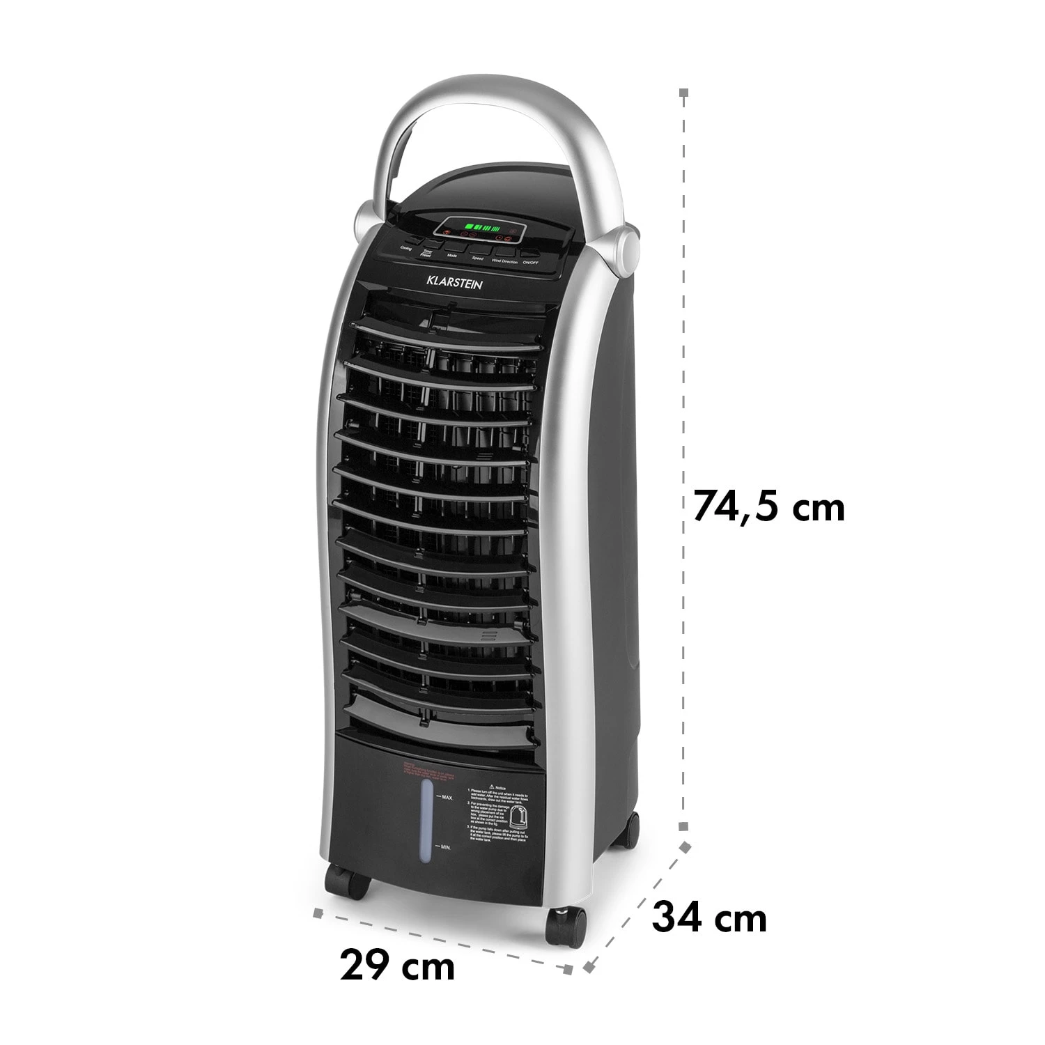 Maxfresh Ventilator Luftkühler 4-in-1-Funktion 6L-Tank 55W Timer 9 Maxfresh Ventilator Luftkühler 4-in-1-Funktion 6L-Tank 55W Timer – Bild 9