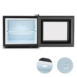 Frosty Mini-Kühlschrank 10 Liter 65W Klasse B Schwarz -Haushaltsgeräte Geschäft 10029407 yy 0005 front Klarstein Kuehlschrank