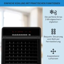 CTR-1 4-in-1 Luftkühler 360 M³/h 65 Watt 8 Liter Fernbedienung Mobil -Haushaltsgeräte Geschäft 10029736 de 0004 usp