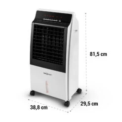 CTR-1 4-in-1 Luftkühler 360 M³/h 65W 7Ltr 3 Stufen Fernbedienung Mobil -Haushaltsgeräte Geschäft 10029740 yy 0007 dimensions