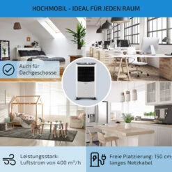 MCH-2 V2 3-in-1 Luftkühler 360 M³/h 65 Watt 7 Ltr Fernbedienung Mobil -Haushaltsgeräte Geschäft 10029741 de 0005 usp