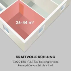 Frostik Fenster-Klimagerät 9.000 BTU/2,7 KW EEC A Fernbedienung 14 Frostik Fenster-Klimagerät 9.000 BTU/2,7 KW EEC A Fernbedienung -Haushaltsgeräte Geschäft 10029808 de 0005 logo