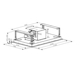 Secret Service Deckenhaube Dunstabzugshaube 220W Touch Glas LED -Haushaltsgeräte Geschäft 10030277 yy 0007 logo Klarstein Secret Service Dunstabzugshaube schwarz reedit