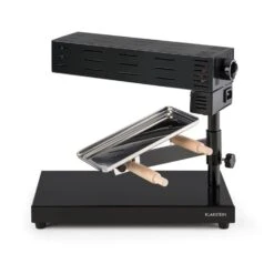 Appenzell 2G Traditioneller Raclette Grill 600 W Standgerät Schwarz -Haushaltsgeräte Geschäft 10030306 yy 0006 front Klarstein Appenzell 2G Raclette reedit