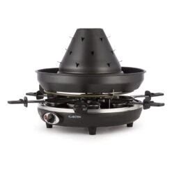 Taste Volcano Tartarengrill Raclettegrill 1500 W 6 Personen Schwarz 11 Taste Volcano Tartarengrill Raclettegrill 1500 W 6 Personen Schwarz -Haushaltsgeräte Geschäft 10030307 yy 0007 front Klarstein Tataren Grill Raclette Grill