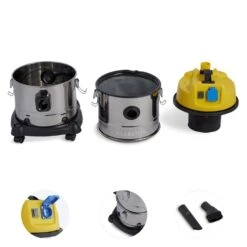 Reinraum 3-in-1 Nass-/Trockensauger Aschesauger 1800W 30l Edelstahl 7 Reinraum 3-in-1 Nass-/Trockensauger Aschesauger 1800W 30l Edelstahl -Haushaltsgeräte Geschäft 10030310 yy 0003 detail Klarstein vacuum cleaner 30L