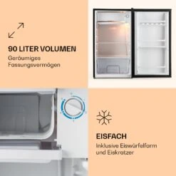 Alleinversorger Kühlschrank 91 Liter 2 Ebenen Thermostat Eisfach -Haushaltsgeräte Geschäft 10030523 de 0003 logo