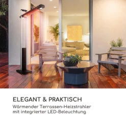 Aspire Terrassenheizer Infrarot Carbon 1800 W IP34 Schwenkarm -Haushaltsgeräte Geschäft 10030690 de 0003 logo