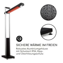 Aspire Terrassenheizer Infrarot Carbon 1800 W IP34 Schwenkarm -Haushaltsgeräte Geschäft 10030690 de 0006 logo