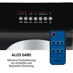 Kingcool 4-in-1 Luftkühler 2340 M³/h 95 W 8 Liter Mobil Fernbedienung -Haushaltsgeräte Geschäft 10031341 de 0005 usp