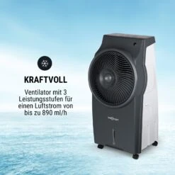 Kingcool 4-in-1 Luftkühler 2340 M³/h 95 W 8 Ltr Mobil Fernbedienung -Haushaltsgeräte Geschäft 10031342 de 0003 usp