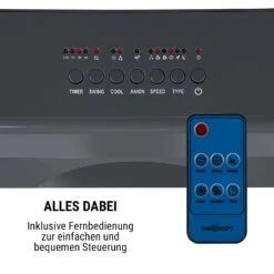 Kingcool 4-in-1 Luftkühler 2340 M³/h 95 W 8 Ltr Mobil Fernbedienung -Haushaltsgeräte Geschäft 10031342 de 0005 usp