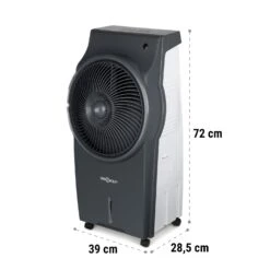 Kingcool 4-in-1 Luftkühler 2340 M³/h 95 W 8 Ltr Mobil Fernbedienung -Haushaltsgeräte Geschäft 10031342 yy 0011 dimensions