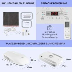 Klimamobil Wohnwagen-Klimaanlage RV-Air-Conditioner Heizung 16-30 °C -Haushaltsgeräte Geschäft 10031436 de 0006 usp