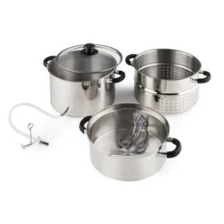 Applebee Dampf-Entsafter Elektrisch 1500W Ø25cm 8 Liter Edelstahl -Haushaltsgeräte Geschäft 10031478 yy 0003 detail Klarstein Applebee Dampf Entsafter 1500W Edelstahl